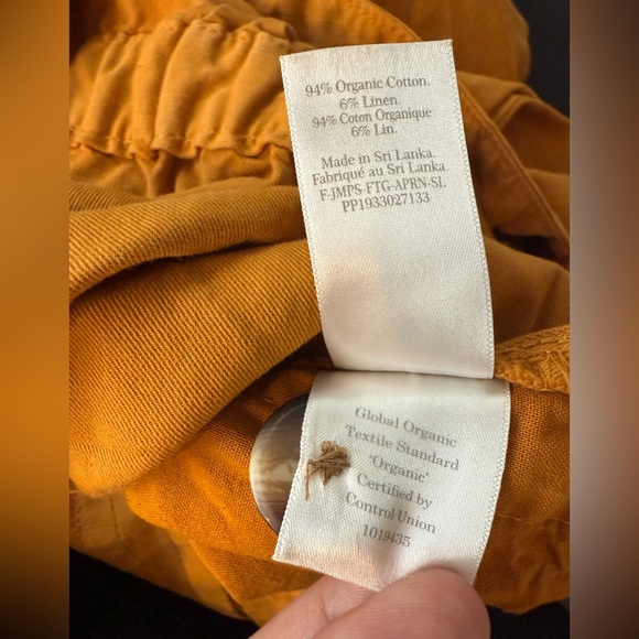 Everlane Yellow Jumpsuit Organic Cotton and Linen - Picture 7 of 8